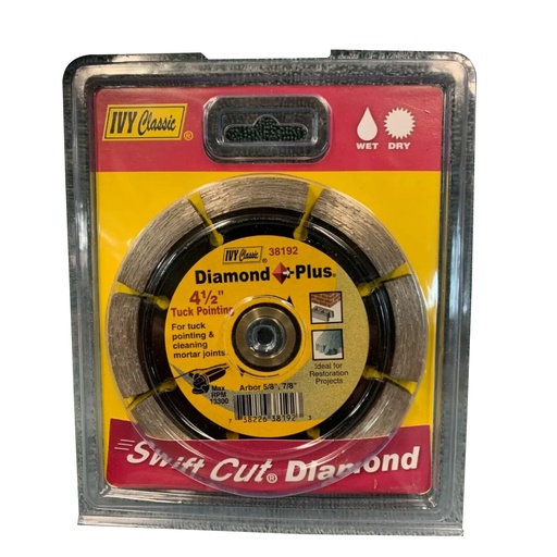 [38192] IVY DISCO DIAM. 4-1/2 TUCK POI
