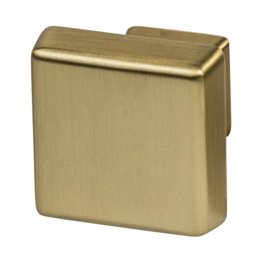 [133.53.060] HAFELE SQ KNOB 1-1/2 G/CHAMPAG