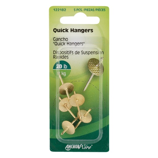 [122182] QICK HANGERS  PK5 20LB