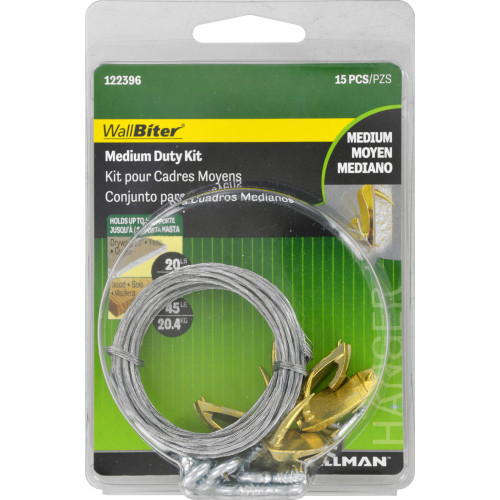 [122396] WALL BITTER PARA CUADROS 15PC