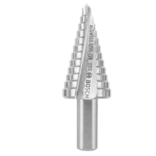 [475006205] BOSCH 1/4-3/4 HSS STEP DRILL