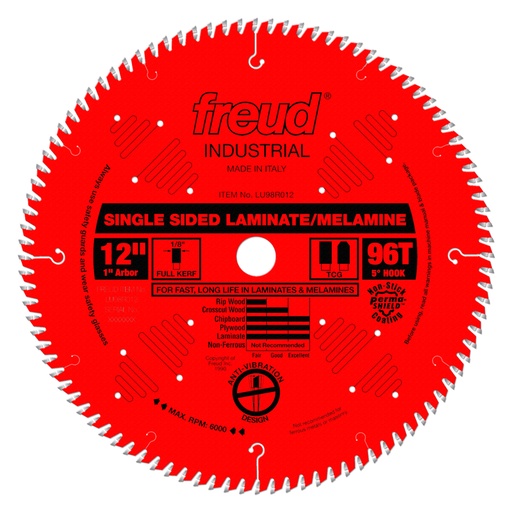 [LU98R012] FREUD DISCO 12X96X5/8"" TCG