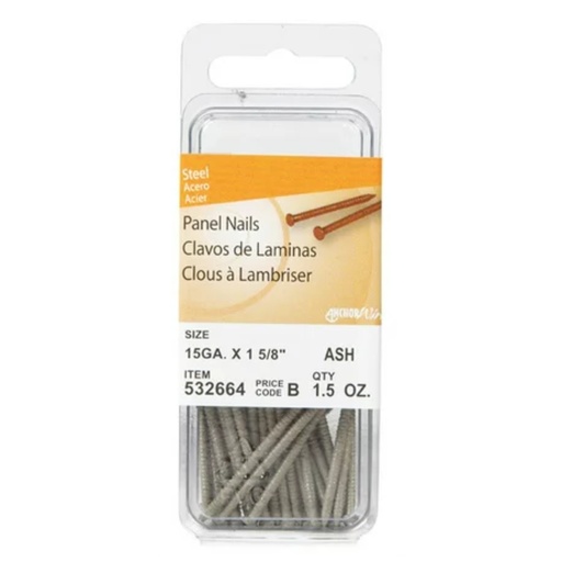 [532664] PANEL NAILS 15GA X 1-5/8" ASH