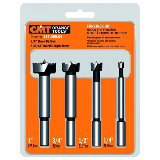 [53700004] CMT FORSTNER BIT 4PCS