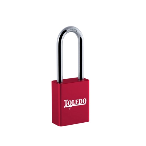 [380009341] TOLEDO CANDADO ALUM TBK92AL RED