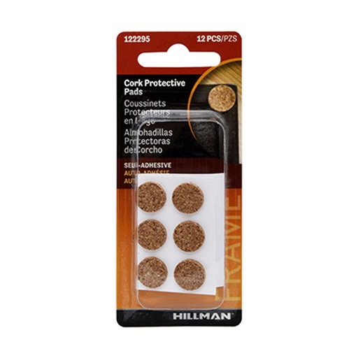 [122295] PADS PROTECTORES CORCHO PK12