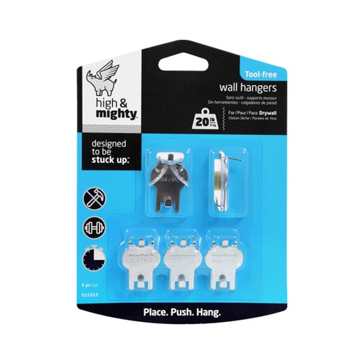 [515313] 20LB HM WALL HANGER KIT 5PC