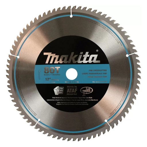 [A93728] MAKITA MITER SAW BLADE 12"X80T