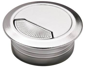 [429.97.231] COVER HOLE 2PC CHR.MATT 60MM