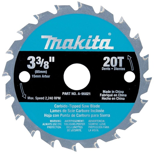 [721005-A] MAKITA 3-3/8 24T TC BLADE SH01W