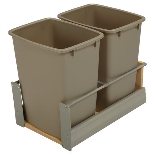 [503.15.822] HAFELE WASTE BIN P/O MX DBL 36QT