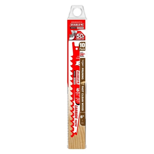 [DS0603CP10] DIABLO REC. 6" BLADE 10PK WOOD