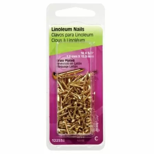 [122538] LINOLEUM NAILS  5/8  PK 1.5OZ