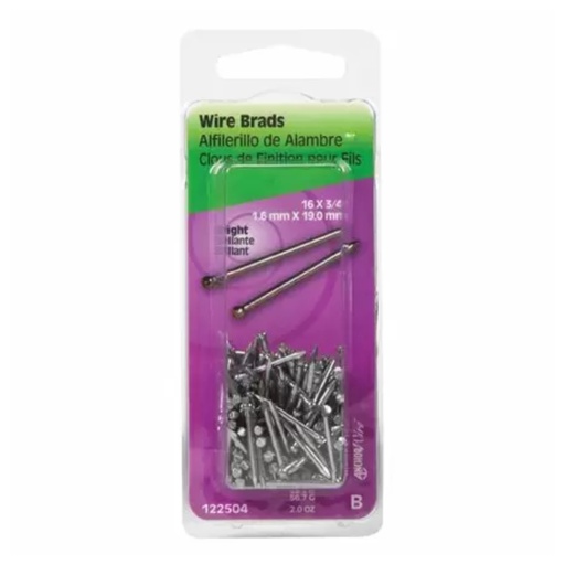 [122504] WIRE BRADS  3/4 PK 2OZ