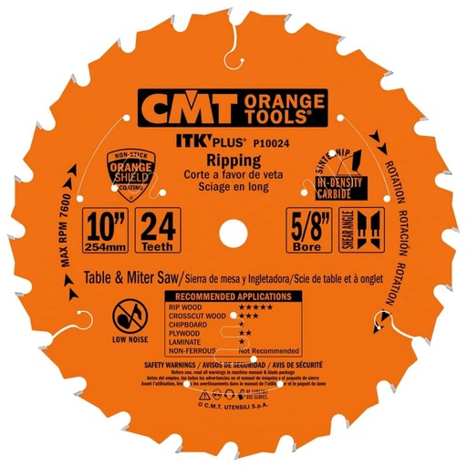 [25002410] CMT ITK RIPPING BLADE 10"X24X5/8