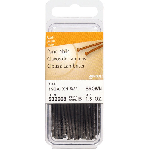 [532668] PANEL NAILS 15GA 1-5/8 BROWN