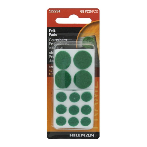 [122294] PADS FELPA PROTECTORES PK68