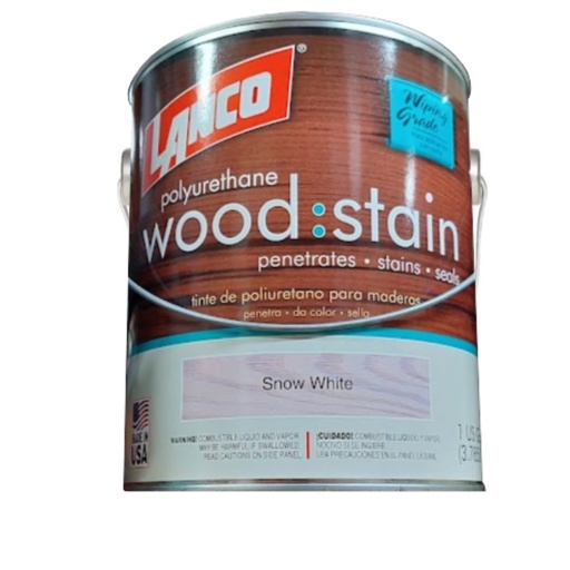 [WS6644] LANCO W/STAIN S/WHITE GL