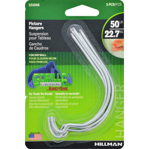 [121046] PICTURE HANGER P/50LB PK 5