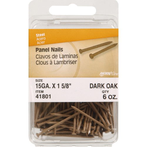 [41801] PANEL NAILS 1-5/8 15GA D/OAK 6OZ