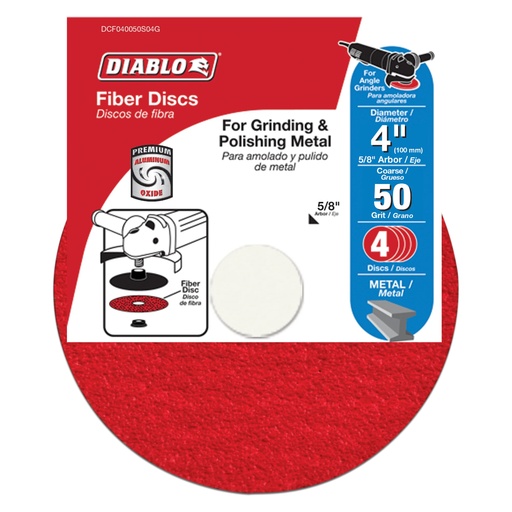 [DCF040050S04G] DIABLO DISCO PULIR MET 4" G50 P4