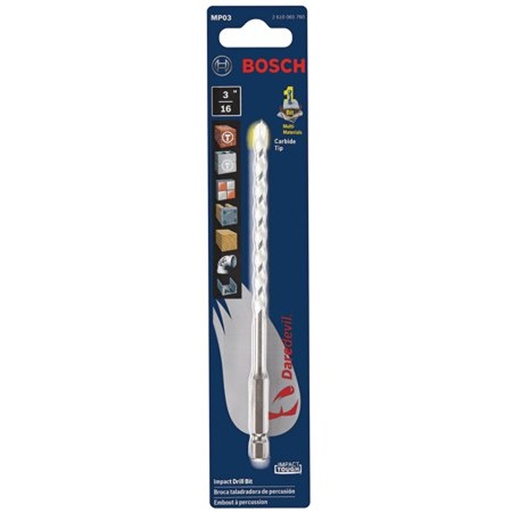 [475000188] BOSCH BARRENA CARBIDE 3/16 MP03