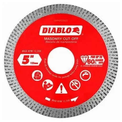 [DMADC0500] DIABLO MASNRY CR CUTOFF DSC 5"