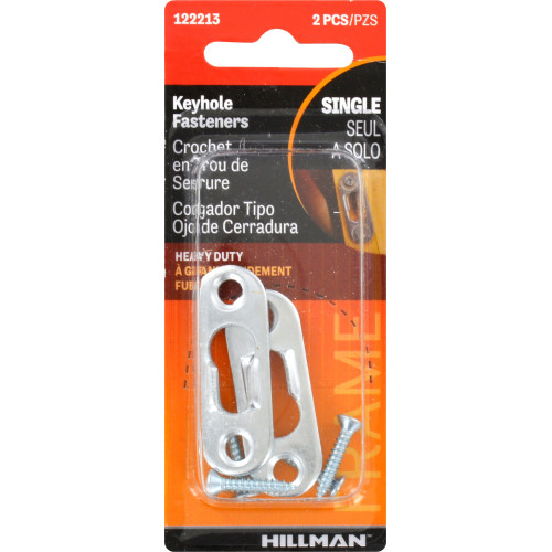 [122213] H/D KEYHOLE HANGER  PK2