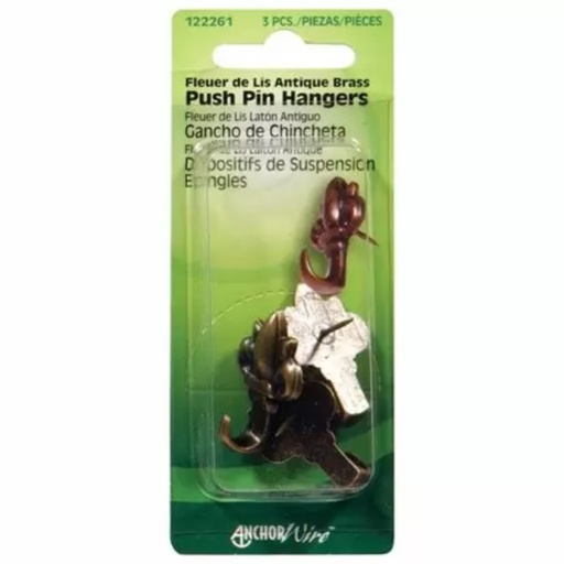 [122261] PUSH PIN HANGER  A/B PK3