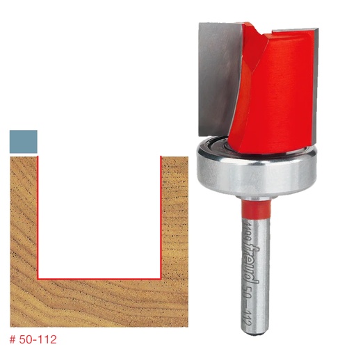 [50112F] FREUD TOP BEAR FLUSH TRIM 1"