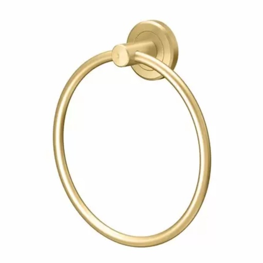 [366001801] GATCO TOWEL RING BRUSHED BRASS