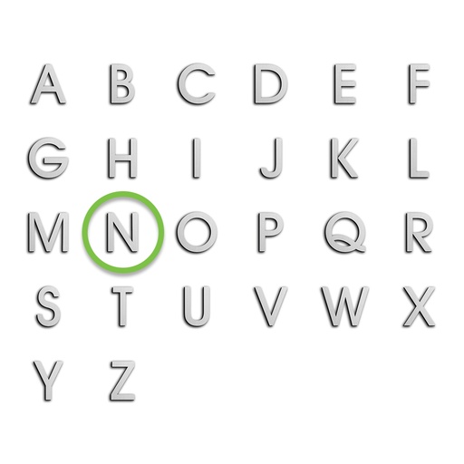 [IN34005PN] JNF LETRA   N   INOX