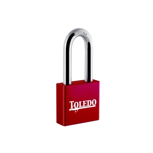 [380009352] TOLEDO CANDADO ALUM TBK202AL RED