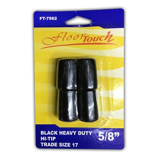 [FT7562] FURNITURE TIPS 5/8 BLK  SIZE 17
