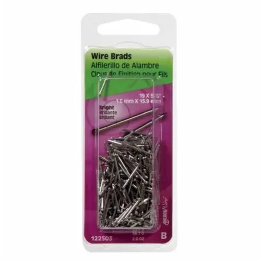 [122503] WIRE BRADS  5/8"  PK1.75 OZ