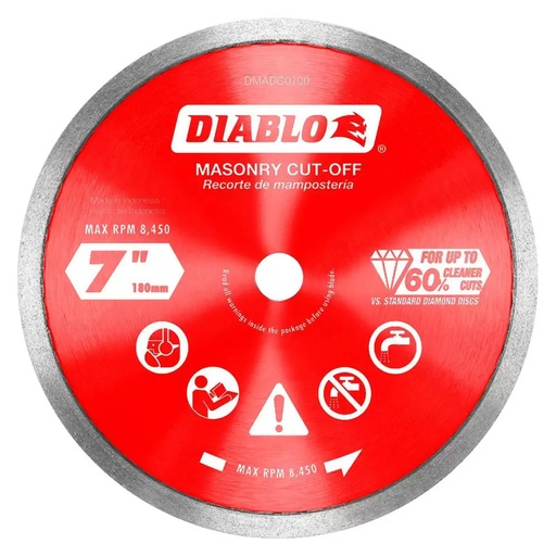 [DMADC0700] DIABLO MASNRY CR CUTOFF DSC 7"