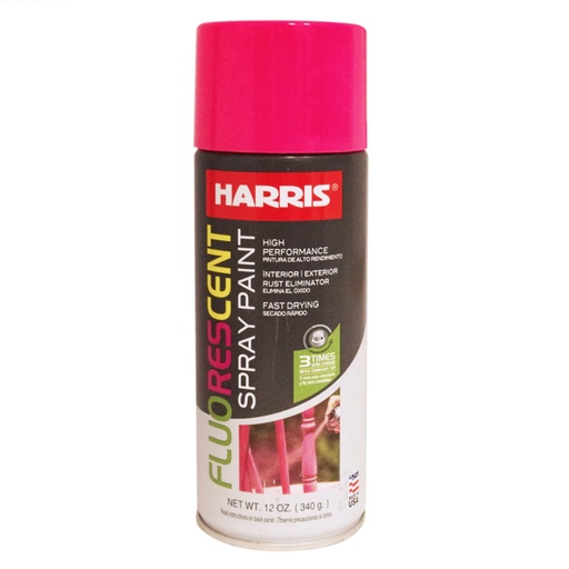 [420000365] HARRIS FLRSCNT PINK SPRAY 12OZ