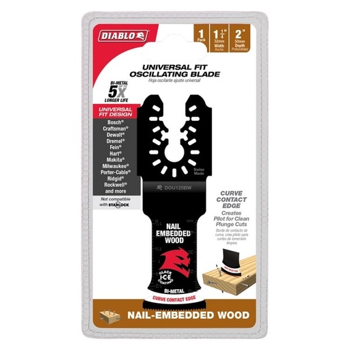 [DOU125BW] DB U 1-1/4 BIM NAIl-EMB WOOd OMT