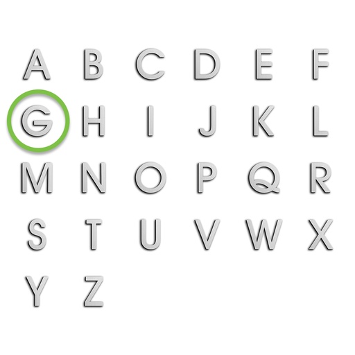 [IN34005PG] JNF LETRA  G  INOX