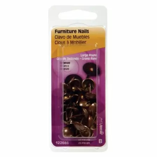 [122686] FURNITURE NAILS LARGE BRONZE
