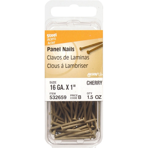 [532659] PANEL NAILS 16GA X 1 CHERRY