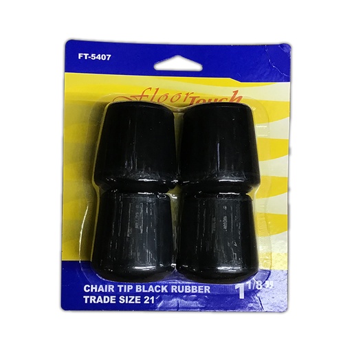 [FT5407] FURNITURE TIPS 1-1/8" BLACK