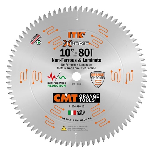 [25408010] CMT NON-FERROUS MALAMINE 10" 80T