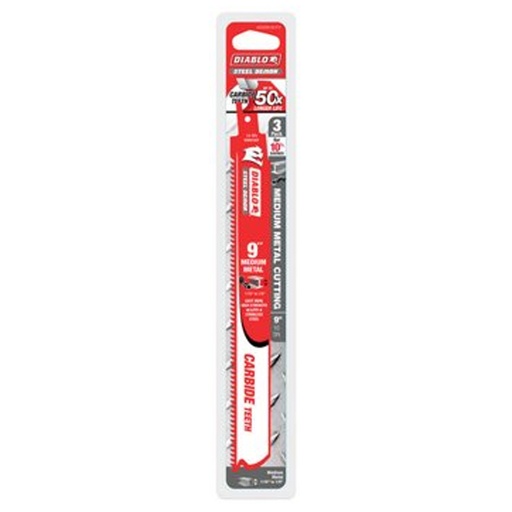 [DS0910CF3] DIABLO HOJA C/METAL 9"