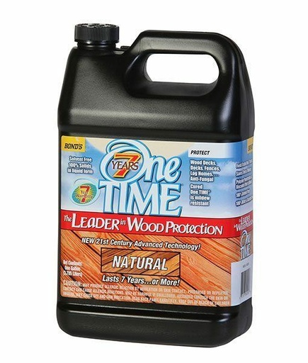 [1261502] ONE TIME WOOD SEALER NATUR GL
