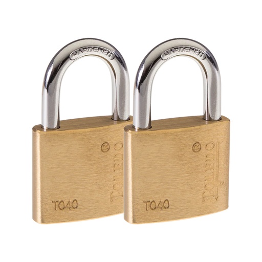[380009502] TOLEDO CANDADO BRONCE 40MM 2P