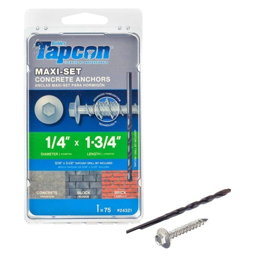 [400003685] MAXI TAPCON 1/4X1-3/4