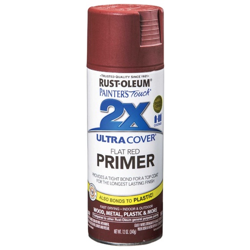 [1395797] P/T PRIMER RED 2X SPRAY 12OZ