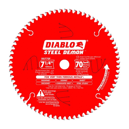 [D0770F] FREUD DISCO  METAL  7-1/4X70