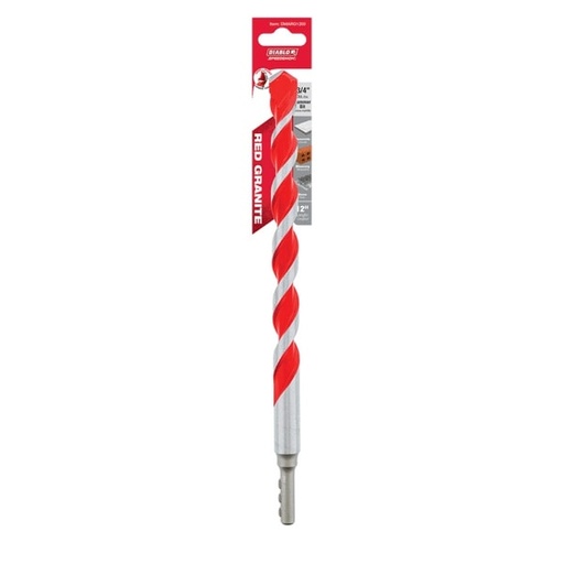 [DMARG1200] DB HAMMER BIT 3/4X12 RED GRANITE